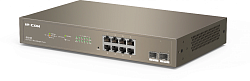 Коммутатор IP-Com G3310F (L2) 8x1Гбит/с 2xКомбо(1000BASE-T/SFP) 2SFP управляемый
