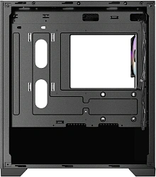 Корпус Azza AEROHEX-M черный без БП mATX 4x120mm 1xUSB2.0 2xUSB3.0 audio bott PSU