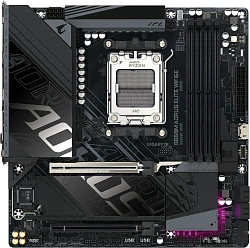 Материнская плата Gigabyte B850M AORUS ELITE WIFI6E SocketAM5 AMD B850 mATX AC`97 8ch(7.1) 2.5Gg RAID+DP