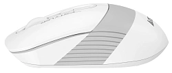Мышь A4Tech Fstyler FB10C белый/серый оптическая 2000dpi беспров. BT/Radio USB 4but (FB10C GRAYISH WHITE)