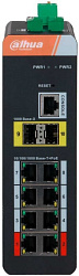 Коммутатор Dahua DH-IS4210-8GT-120 (L2) 8x1Гбит/с 2SFP 8PoE 120W управляемый