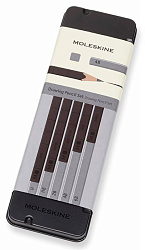 Набор карандашей ч/г Moleskine DRAWING SET EW7P05GPHA мет.кор. 5 кар.H/HB/2B/4B/6B