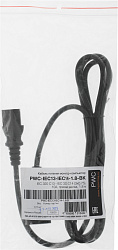 Шнур питания Hyperline PWC-IEC13-IEC14-1.8-BK C13-С14 проводник.:3x0.75мм2 1.8м 250В 10А (упак.:1шт) черный