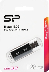 Флеш Диск Silicon Power 128Gb Blaze B02 SP128GBUF3B02V1K USB3.1 черный