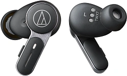 Гарнитура внутриканальные Audio-Technica ATH-TWX7 черный беспроводные bluetooth в ушной раковине (ATH-TWX7BK)
