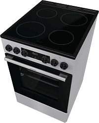 Плита Электрическая Gorenje GEC5C41SG серый стеклокерамика (без крышки)