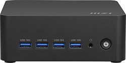 Неттоп MSI Cubi Z 8M-037XRU Ryzen 7 H 255 (3.8) 16Gb SSD1Tb 780M CR без ОС 2x2.5GbitEth WiFi BT 120W черный (9S6-B03241-038)