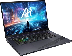 Ноутбук Gigabyte Aorus 16X Core i7 13650HX 32Gb SSD1Tb NVIDIA GeForce RTX4070 8Gb 16" IPS QHD+ (2560x1600) FreeDOS grey WiFi BT Cam (9SG-43KZC64SD)