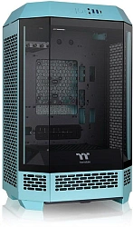 Корпус Thermaltake The Tower 300 Turquoise голубой без БП mATX 8x120mm 6x140mm 2xUSB3.0 audio bott PSU