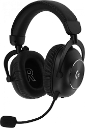 Наушники с микрофоном Logitech G Pro X 2 Lightspeed черный 1.8м накладные BT оголовье (981-001264)