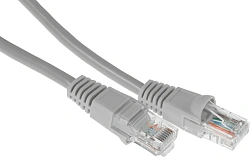 Патч-корд KingPrice KP-PC-c5e-1.5m-g 1Гбит/с UTP 4 пары cat.5E solid CCA molded 1.5м серый RJ-45 (m)-RJ-45 (m)
