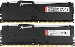 Память DDR5 2x32GB 5600MHz Kingston KF556C36BBEAK2-64 Fury Beast RGB RTL Gaming PC5-44800 CL36 DIMM 288-pin 1.25В single rank с радиатором Ret
