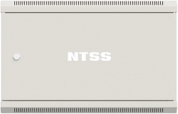 Шкаф коммутационный NTSS Премиум (NTSS-W6U6060FD) настенный 6U 570x600мм пер.дв.металл 60кг серый 500мм 18.8кг 220град. 370мм IP20 сталь