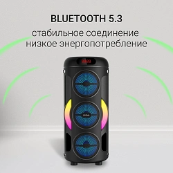 Минисистема Digma D-MC1721 черный 10Вт FM USB BT micro SD