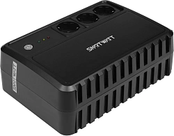 Источник бесперебойного питания Smartwatt Safe 240Вт 400ВА черный