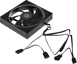 Вентилятор для корпуса ID-Cooling AF-127 ARGB 120х120x27 черный 4-pin 30дБ (AF-127-ARGB-K) Ret
