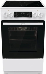 Плита Электрическая Gorenje GEC5C61WG белый стеклокерамика (без крышки)