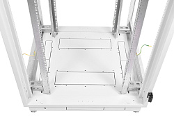 Шкаф коммутационный ЦМО (ШТК-М-42.8.8-44АА) напольный 42U 800x800мм пер.дв.перфор. задн.дв.стал.лист 2 бок.пан. 500кг белый 655мм 117.9кг 180град. 2030мм IP20 металл