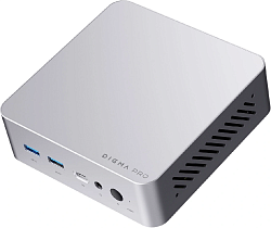 Неттоп Digma Pro Minimax X5 Ryzen 7 7840HS (3.8) 16Gb SSD512Gb 780M Windows 11 Pro GbitEth WiFi BT 100W серебристый (DPR7-ADXW01)