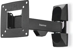 Кронштейн для телевизора Hama 00220820 черный 10"-26" макс.15кг настенный поворот и наклон