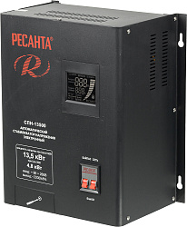 Стабилизатор напряжения Ресанта СПН-13500 однофазный черный (63/6/28)