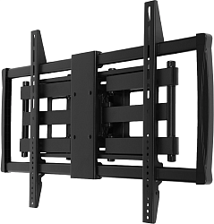 Кронштейн для телевизора Ultramounts UM914 черный 60"-100" макс.80кг настенный поворотно-выдвижной и наклонный