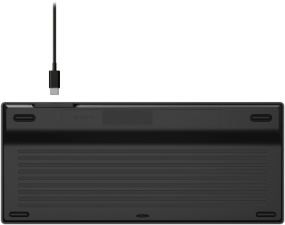 Клавиатура A4Tech Fstyler FX61 серый USB slim LED (FX61 GREY)
