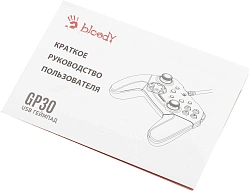 Геймпад A4Tech Bloody GP30 Sports черный/синий USB виброотдача обратная связь (GP30 SPORTS BLUE)