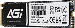 Накопитель SSD AGi PCIe 3.0 x4 512GB AGI512GIMAI298-BK AGI512GIMAI298 AI298 M.2 2280 OEM