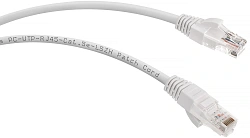 Патч-корд Cabeus PC-UTP-RJ45-CAT.5E-5M-WH-LSZH U/UTP RJ-45 вил.-вилка RJ-45 кат.5E 5м белый LSZH