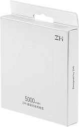 Мобильный аккумулятор ZMI P02ZM 5000mAh QC3.0/PD3.0 12W 2.4A USB-C беспров.зар. белый
