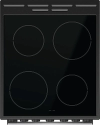 Плита Электрическая Gorenje GEC5B20SG серебристый стеклокерамика (без крышки)