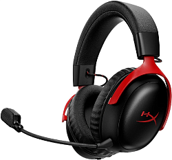 Наушники с микрофоном HyperX Cloud III S Wireless черный/красный мониторные (A59Z0AA)