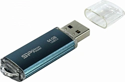 Флеш Диск Silicon Power 64Gb Marvel M01 SP064GBUF3M01V1B USB3.0 синий