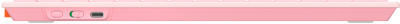 Клавиатура A4Tech Fstyler FBX51C розовый USB беспроводная BT/Radio slim Multimedia (FBX51C PINK)