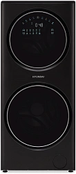 Стиральная машина Hyundai Gemini WMD9423 класс: A+++ загр.фронтальная макс.:15кг (с сушкой) темно-серебристый инвертор