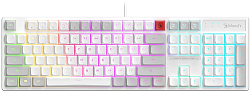 Клавиатура A4Tech Bloody B230N белый USB Multimedia for gamer LED (B230N)