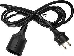 Шнур питания Lanmaster LAN-PPS/SH-3.0-BK вилка Shuko-розетка Shuko проводник.:3x1.5мм2 3м 220В 16А черный
