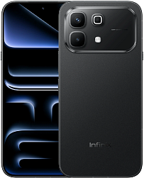 Смартфон Infinix X6879 Note 60 256Gb 8Gb черный моноблок 3G 4G 2Sim 6.78" 1208x2644 Android 16 50Mpix 802.11 a/b/g/n/ac NFC GPS GSM900/1800 GSM1900 Protect FM