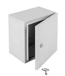 Шкаф распределительный Elbox EMW-600.400.210-1-IP66 настенный 600мм 400мм 210мм IP66 IK10 несъемн.бок.пан. 100кг серый