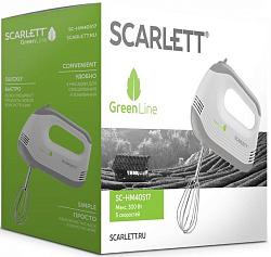 Миксер ручной Scarlett SC-HM40S17 300Вт белый