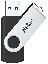 Флеш Диск Netac 8GB U505 NT03U505N-008G-20BK USB2.0 черный/серебристый