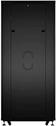 Шкаф серверный Cabeus (ND-05C-42U80/120-BK) напольный 42U 800x1200мм пер.дв.перфор.2ств. задн.дв.перфор.2-хст. 800кг черный 1102мм 2055мм IP20 сталь