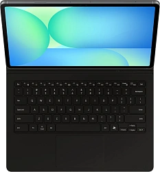 Чехол-клавиатура Samsung для Samsung Galaxy Tab S10 FE+ Book Cover Keyboard with touchpad поликарбонат/полиуретан черный (EF-DX625UBRGRU)
