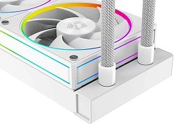 Система водяного охлаждения ID-Cooling SL360 ARGB Soc-AM5/AM4/1200/1700/1851 белый 4-pin 14-30dB Al+Cu LCD 350W Ret (SL360 WHITE)