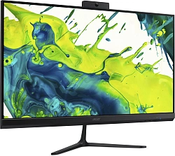Моноблок Acer Aspire C24B-GARL 23.8" Full HD Core Ultra 7 255U (1.7) 16Gb SSD512Gb Graphics Eshell GbitEth WiFi BT клавиатура мышь Cam черный 1920x1080