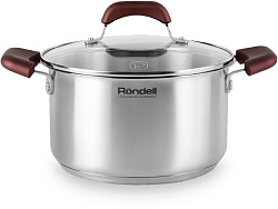 Кастрюля Rondell Bojole RDS-737 5.6л. d=24см (с крышкой) стальной