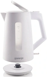 Чайник электрический Gorenje K17OPW 1.7л. 2200Вт белый корпус: пластик