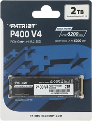 Накопитель SSD Patriot PCIe 4.0 x4 2000GB P400VP2TBM28H P400 V4 M.2 2280