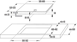 Варочная поверхность Gorenje EC642CLB черный